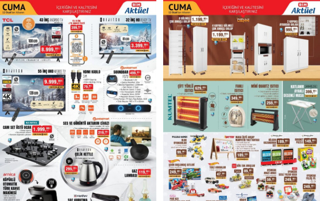 BİM 12 Ocak 2024 Aktüel Ürünler Kataloğu