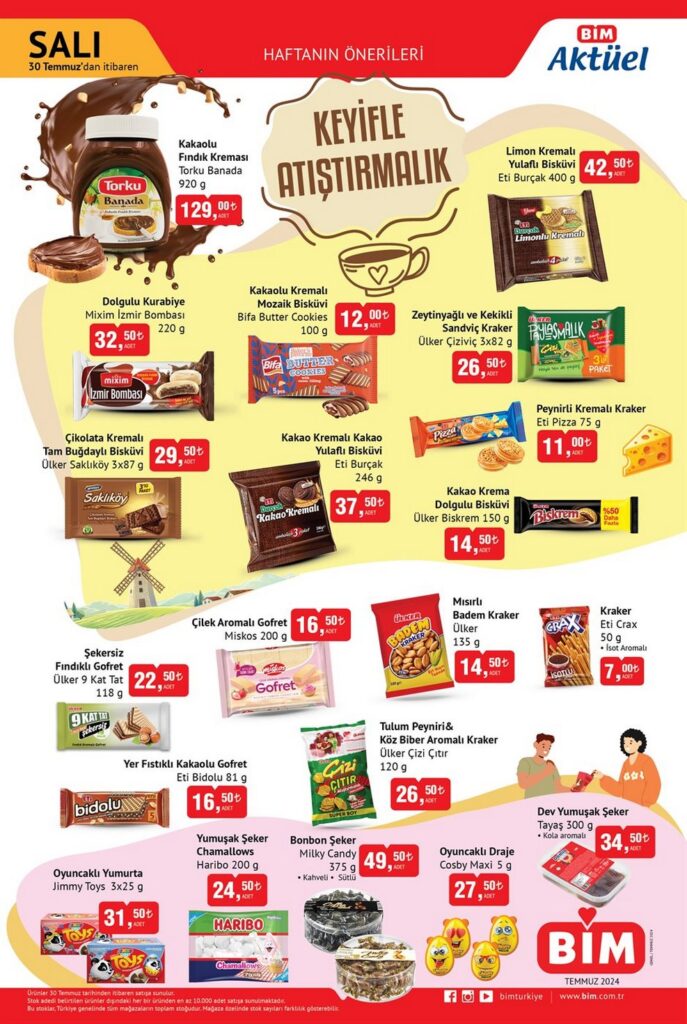 BİM 30 Temmuz 2024