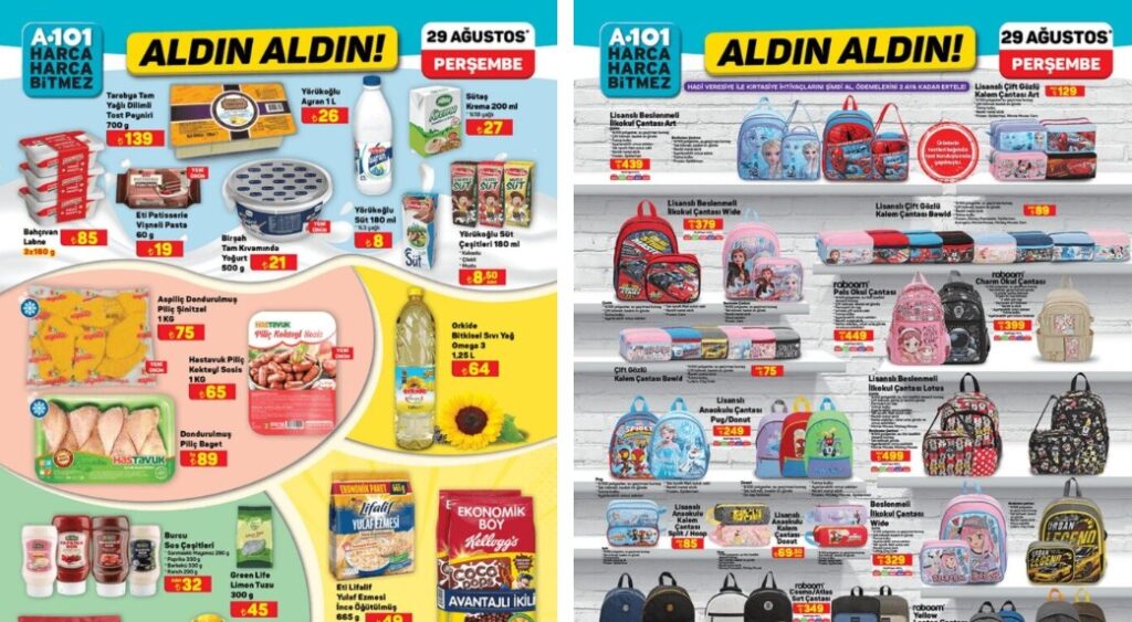 A101 29 Ağustos Aktüel Ürünler