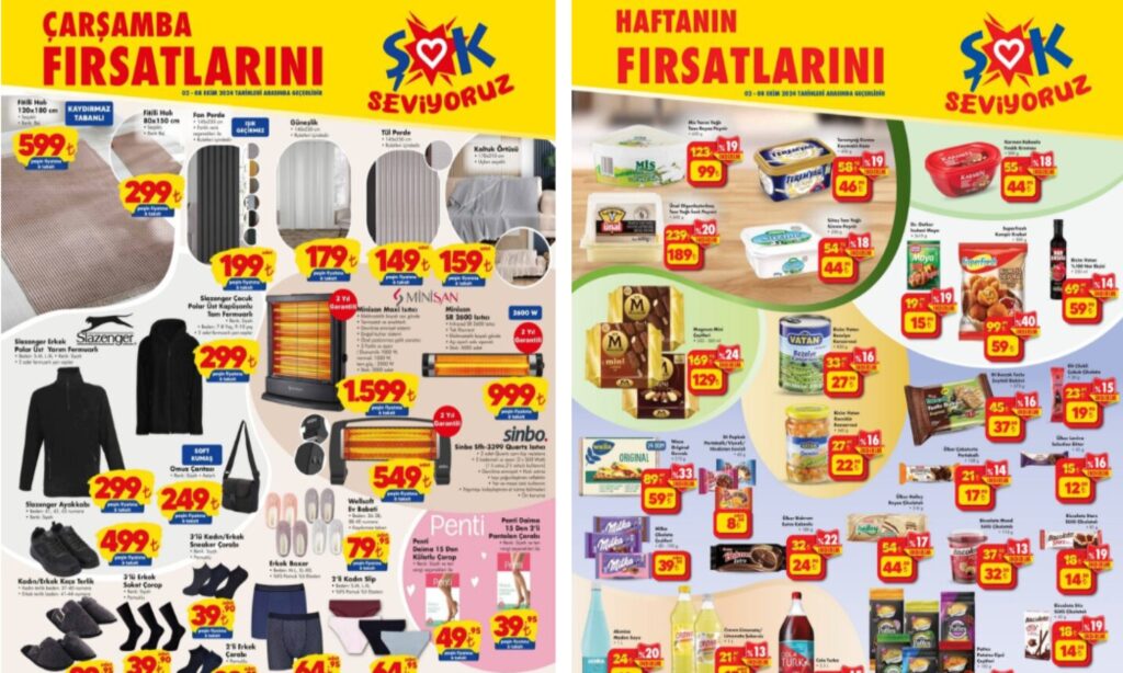 Şok Market 2 Ekim 2024 Aktüel Ürünler