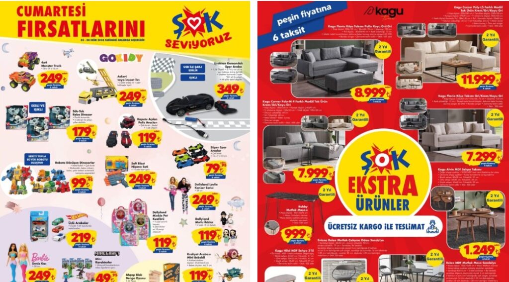 Şok 5 Ekim 2024 Aktüel Ürünler