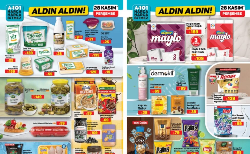 A101 28 Kasım 2024 Aktüel Ürünler