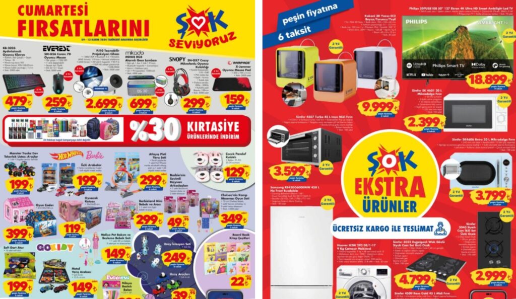 Şok 9 Kasım 2024 Aktüel Ürünler