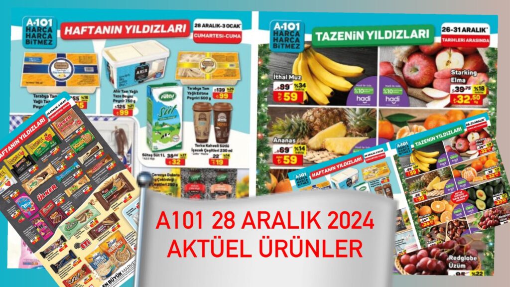 A101 28 Aralık 2024 Aktüel Ürünler