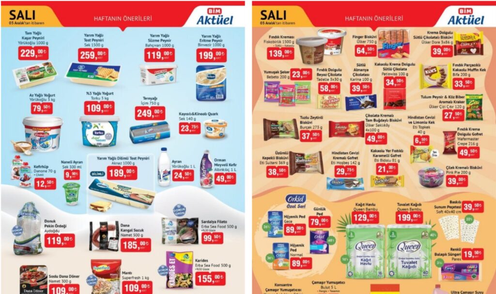 BİM 3 Aralık 2024 Aktüel Kataloğu