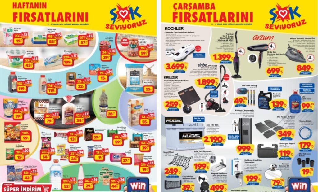 Şok Market 11 Aralık 2024 Aktüel Kataloğu