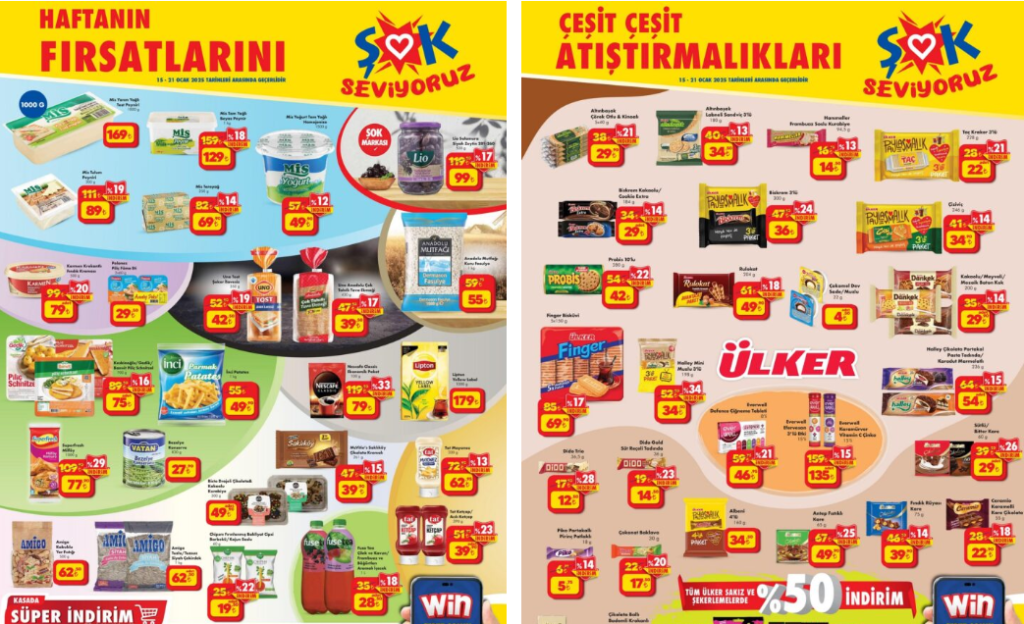 Şok 15 Ocak 2025 Aktüel Ürünler