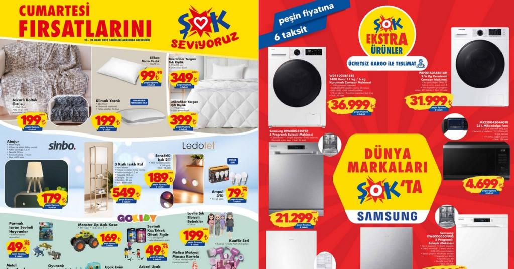 Şok 25 Ocak 2025 Aktüel Ürünler