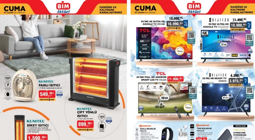 BİM 7 Şubat Cuma 2025 Aktüel Ürünler