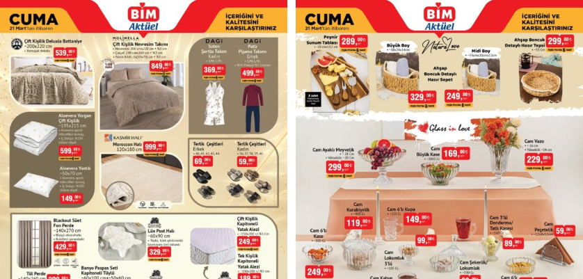 BİM 21 Mart 2025 Aktüel Ürünler Kataloğu Yayınlandı!