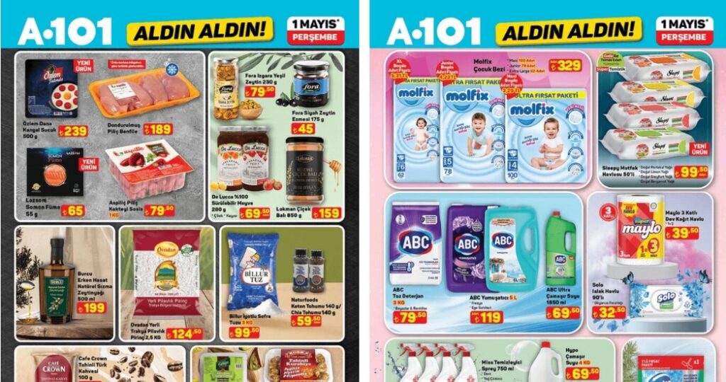 A101 1 Mayıs 2025 Aktüel Kataloğu Yayınlandı