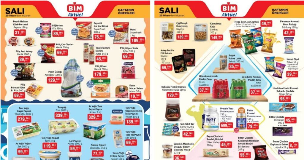 BİM 29 Nisan 2025 Salı Aktüel Kataloğu