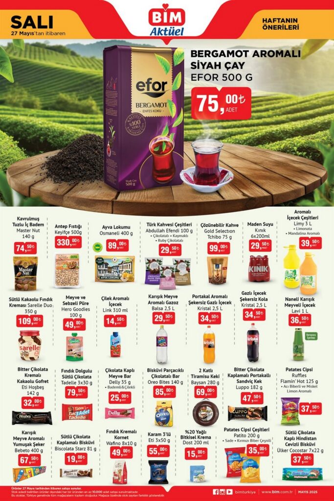 BİM 27 Mayıs 2025 Aktüel Kataloğu
