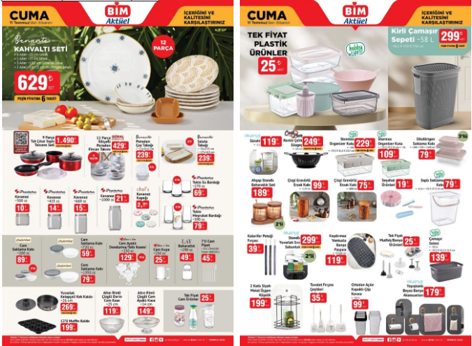 BİM 11 Temmuz 2025 Aktüel Kataloğu