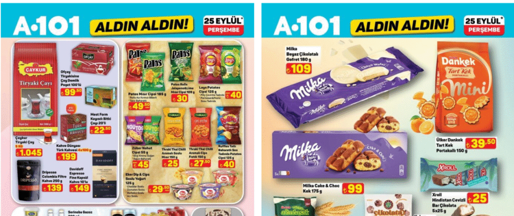 A101 25 Eylül 2025 Aktüel Kataloğu