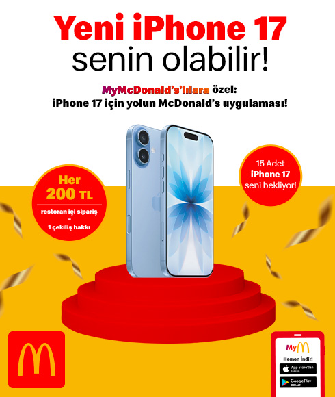 McDonald’s iPhone 17 Telefon Çekilişi 2025