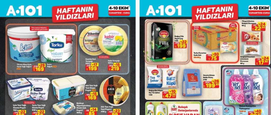 A101 4 Ekim 2025 Aktüel Kataloğu