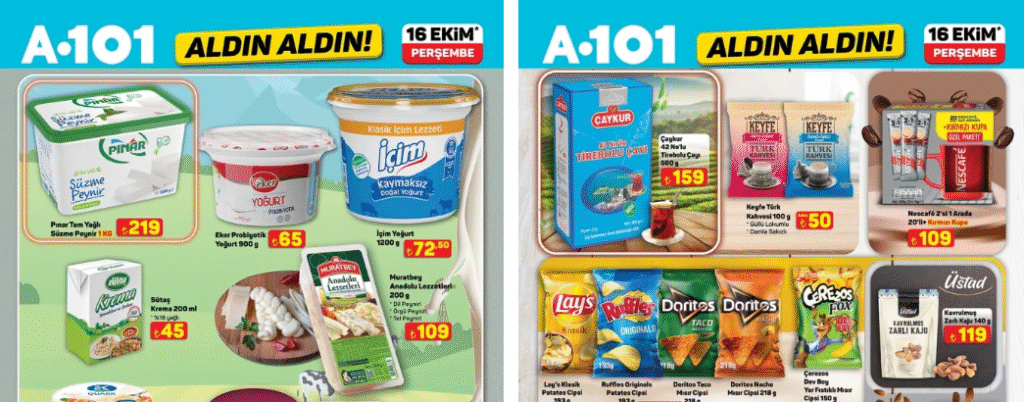 A101 16 Ekim 2025 Aktüel Kataloğu