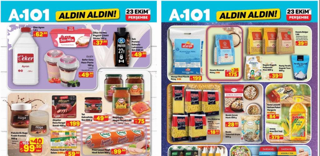 A101 23 Ekim 2025 Aktüel Kataloğu