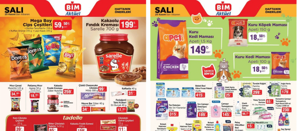 BİM 25 Kasım 2025 Aktüel Kataloğu