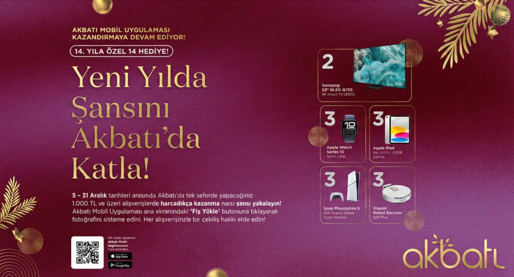 Akbatı AVM Yılbaşı Çekilişi 2026