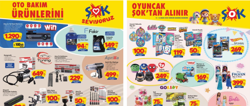 Şok 13 Aralık 2025 Aktüel Kataloğu