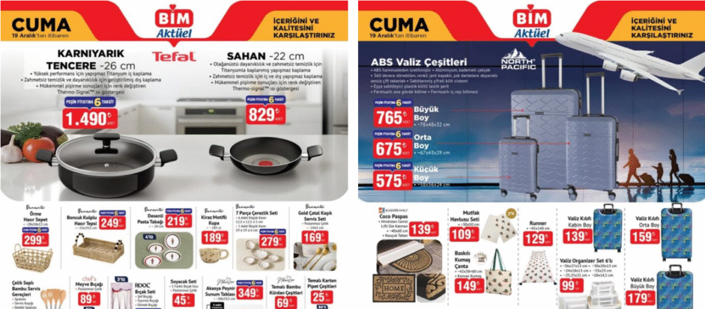 BİM 19 Aralık 2025 Aktüel Kataloğu