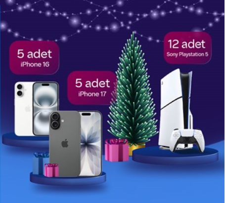 QNB Mobil iPhone 17 ve PS5 Çekilişi 2026