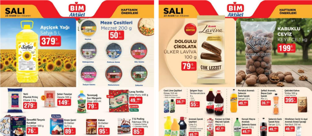 BİM 23 Aralık 2025 Aktüel Kataloğu