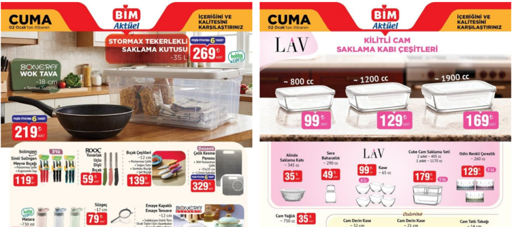 BİM 2 Ocak 2026 Aktüel Kataloğu