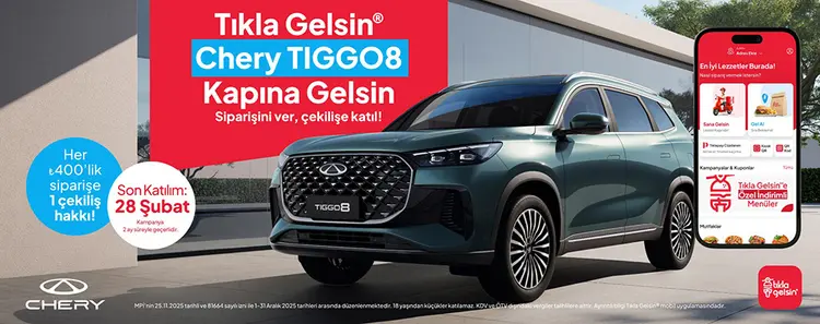 Tıkla Gelsin Chery TIGGO 8 Araba Çekilişi 2026