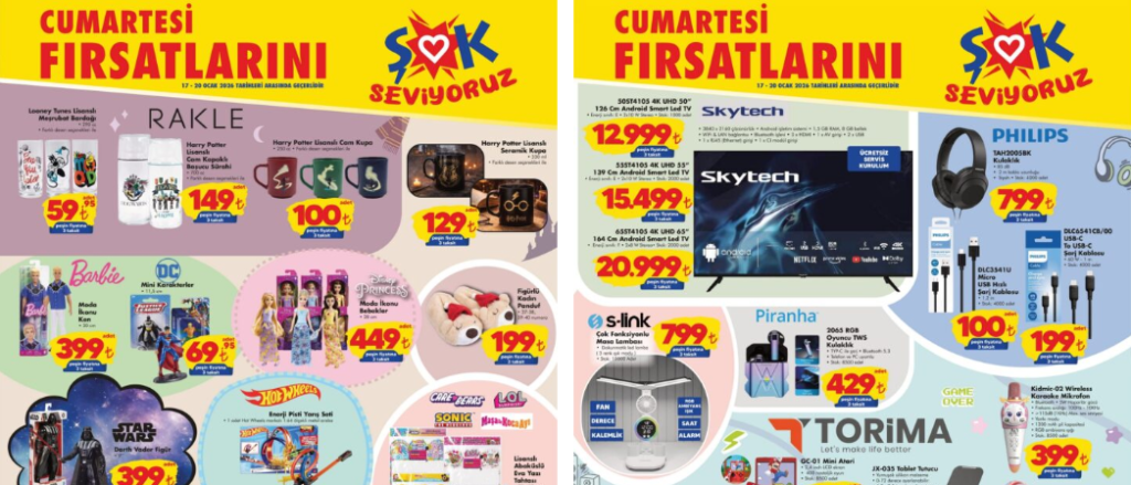 Şok 17 Ocak 2026 Aktüel Kataloğu