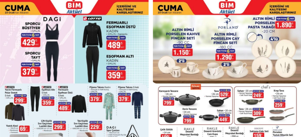 BİM 23 Ocak 2026 Aktüel Kataloğu