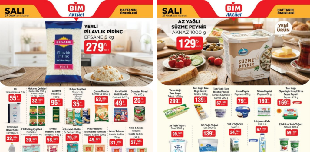 BİM 27 Ocak 2026 Aktüel Kataloğu