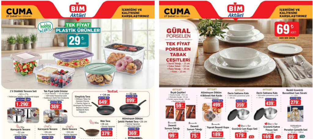 BİM 27 Şubat 2026 Aktüel Kataloğu