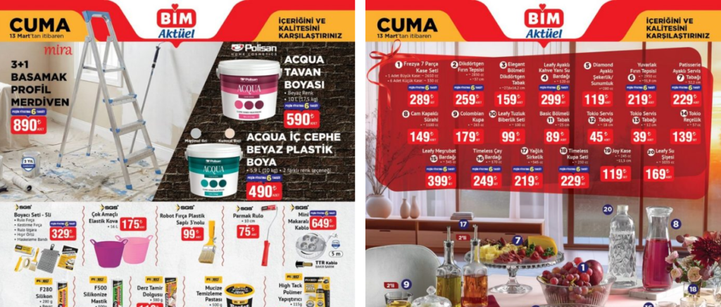 BİM 13 Mart 2026 Aktüel Kataloğu