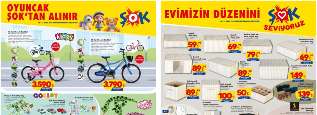 Şok 14 Mart 2026 Aktüel Kataloğu