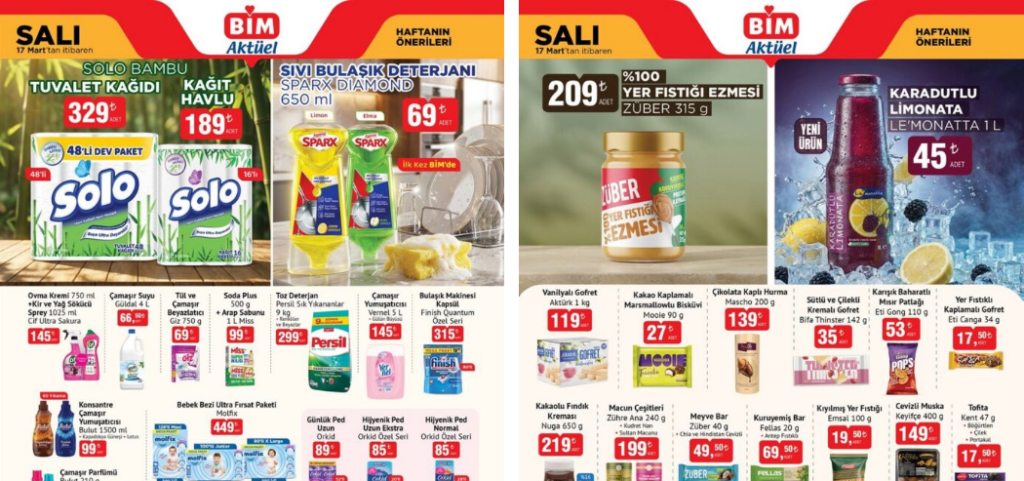 BİM 17 Mart 2026 Aktüel Kataloğu