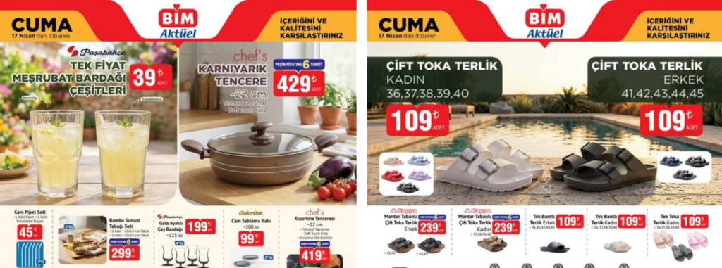 BİM 17 Nisan 2026 Aktüel Kataloğu