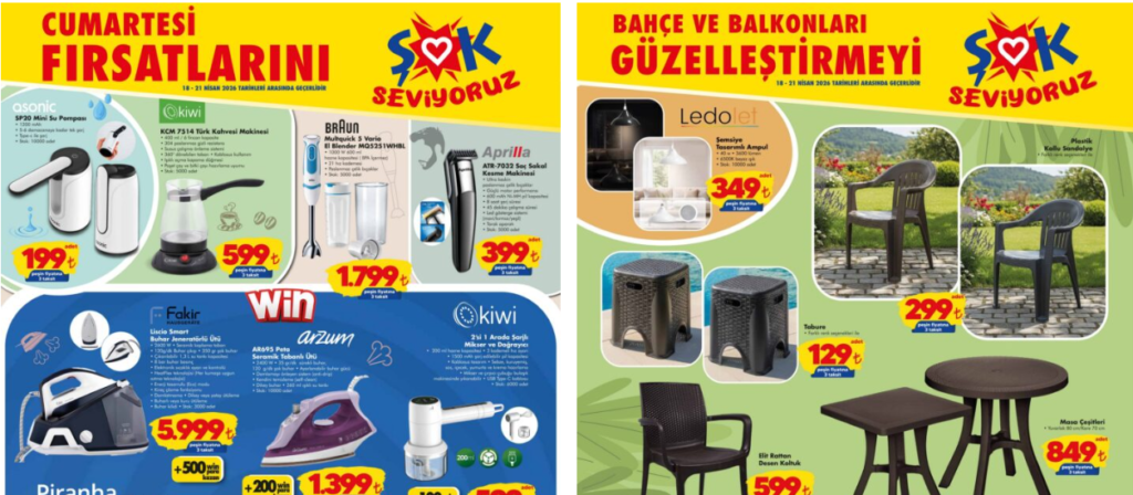 Şok 18 Nisan 2026 Aktüel Kataloğu