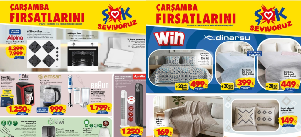 Şok 27 Mayıs 2026 Aktüel Kataloğu