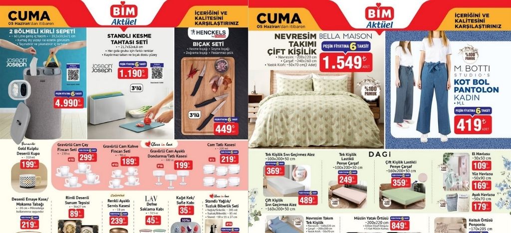 BİM 5 Haziran 2026 Aktüel Kataloğu