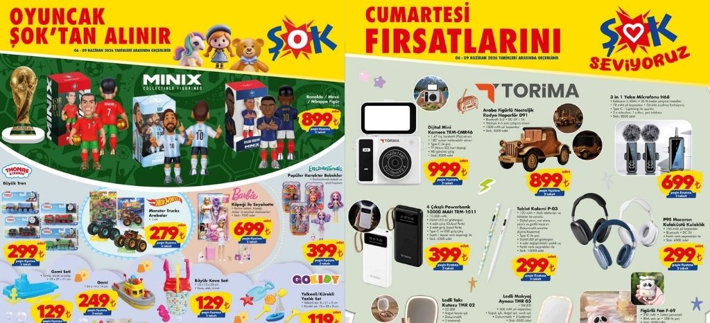 Şok 6 Haziran 2026 Aktüel Kataloğu