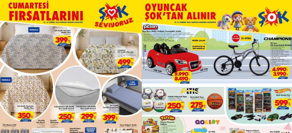 Şok 18 Temmuz 2026 Aktüel Kataloğu