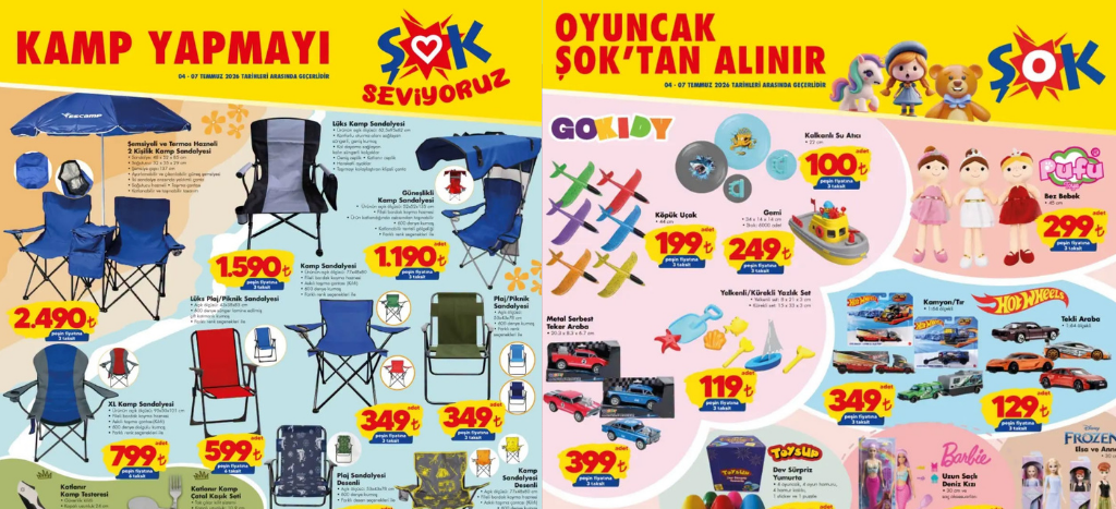 Şok 4 Temmuz 2026 Aktüel Kataloğu