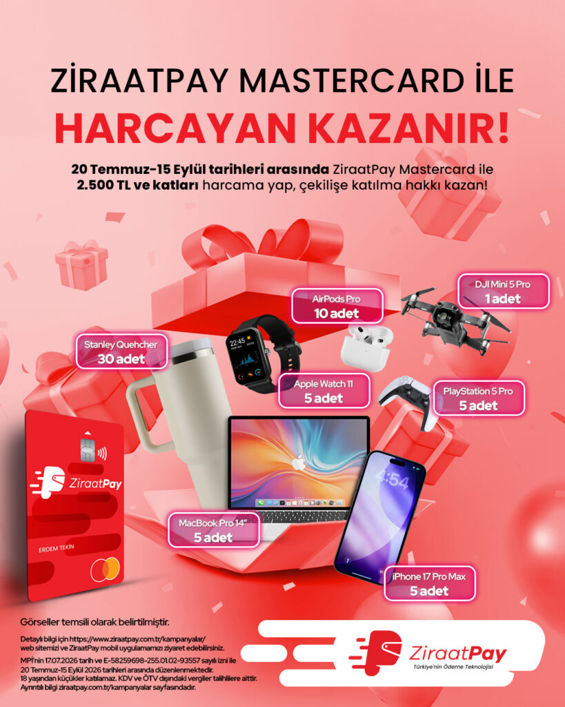 ZiraatPay Çekilişi 2026: 61 Hediye Kazanma Şansı