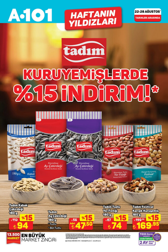 A101 22 Ağustos 2026 Aktüel Kataloğu 2. sayfa