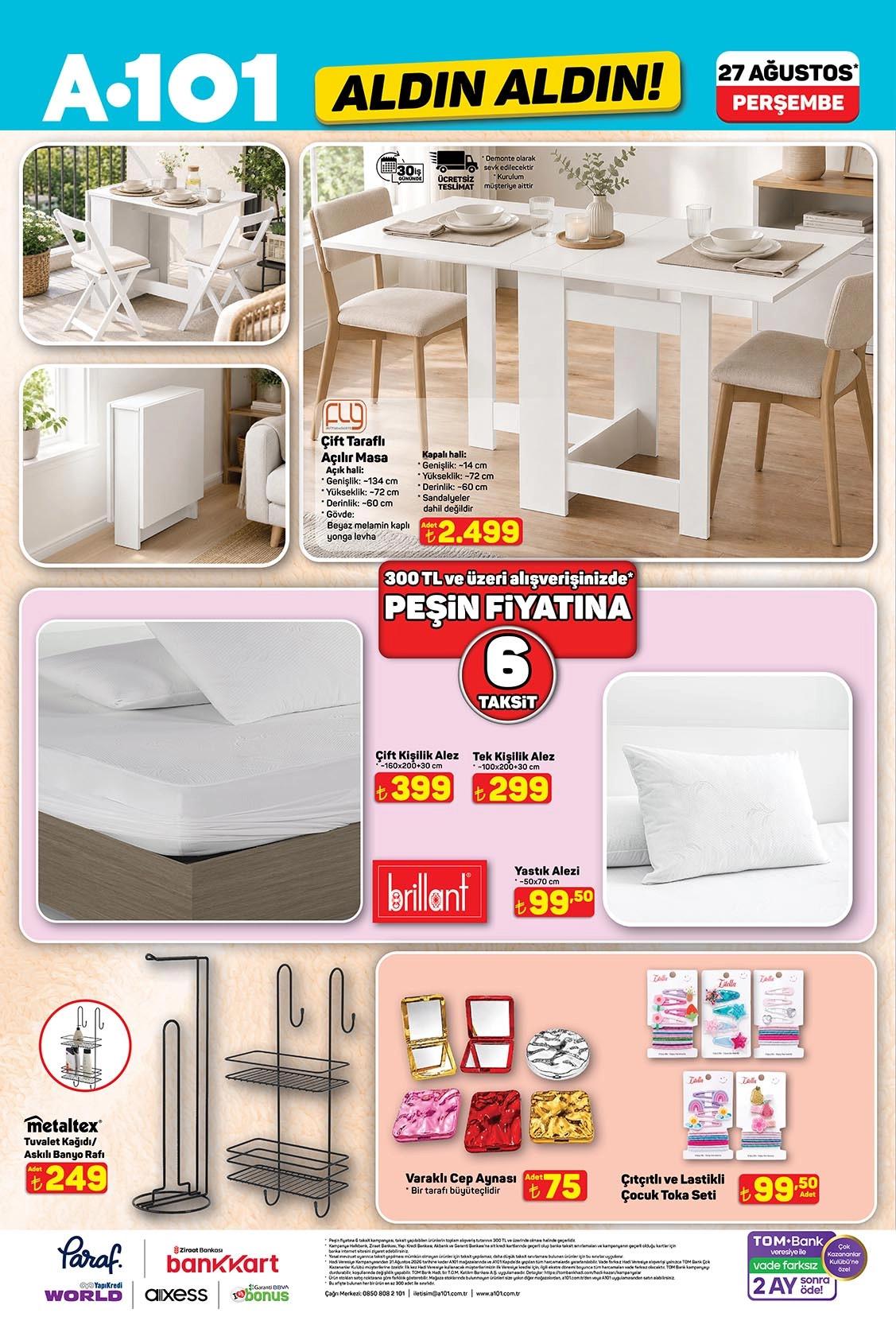 A101 27 Ağustos 2026 Aktüel Kataloğu 6. sayfa