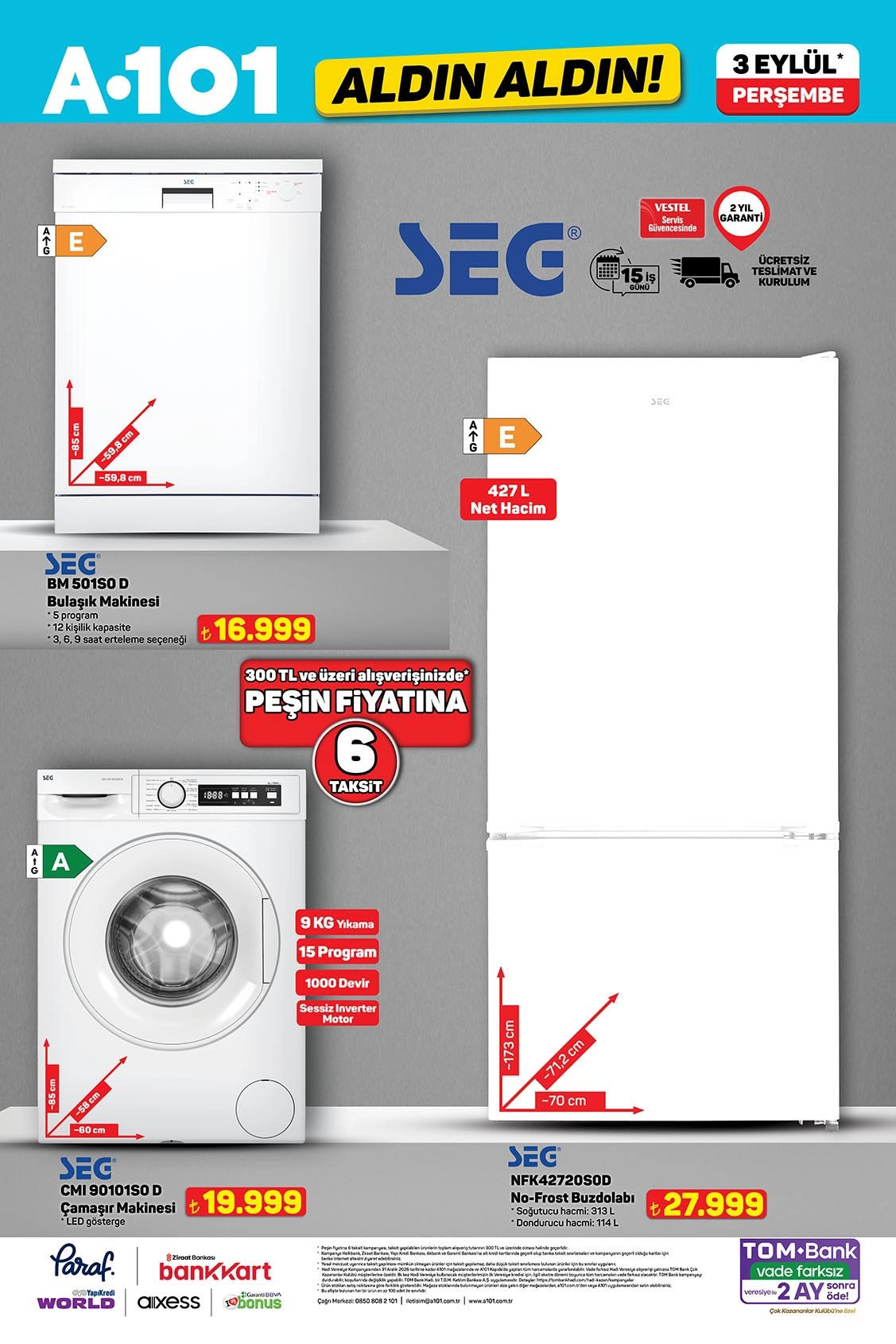 A101 3 Eylül 2026 Aktüel Kataloğu 9. sayfa