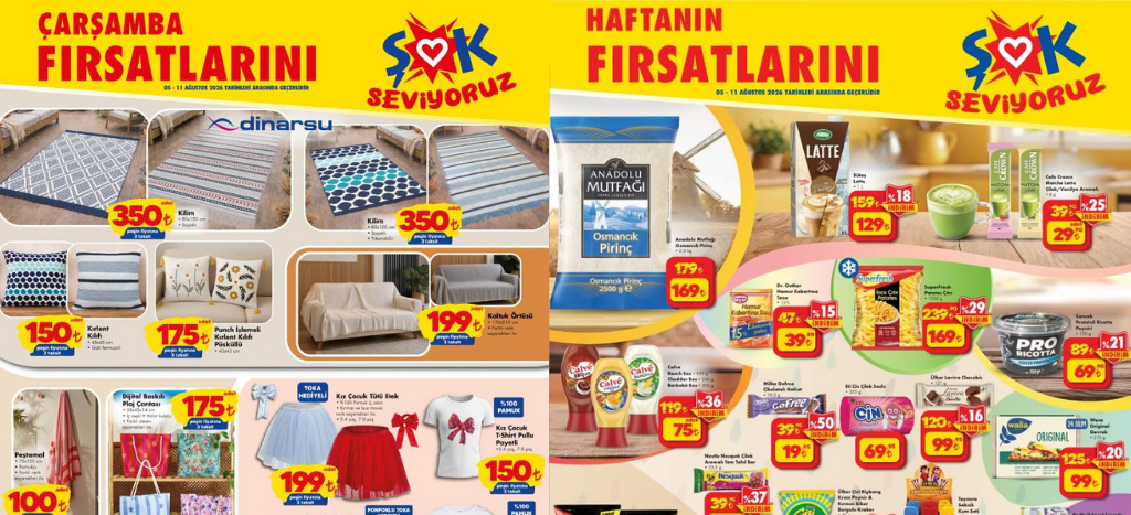 Şok 5 Ağustos 2026 Aktüel Kataloğu